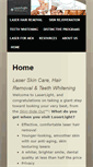 Mobile Screenshot of laserlightskin.com