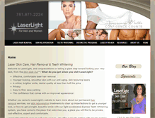 Tablet Screenshot of laserlightskin.com